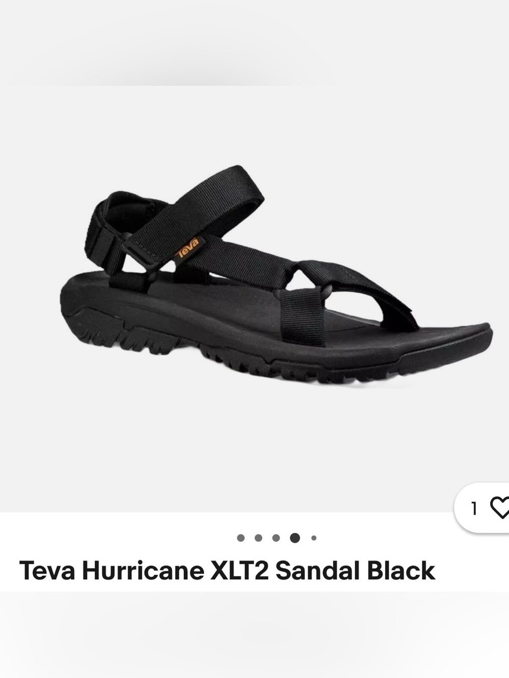 Men’s Teva Hurricane XL T2 Black
